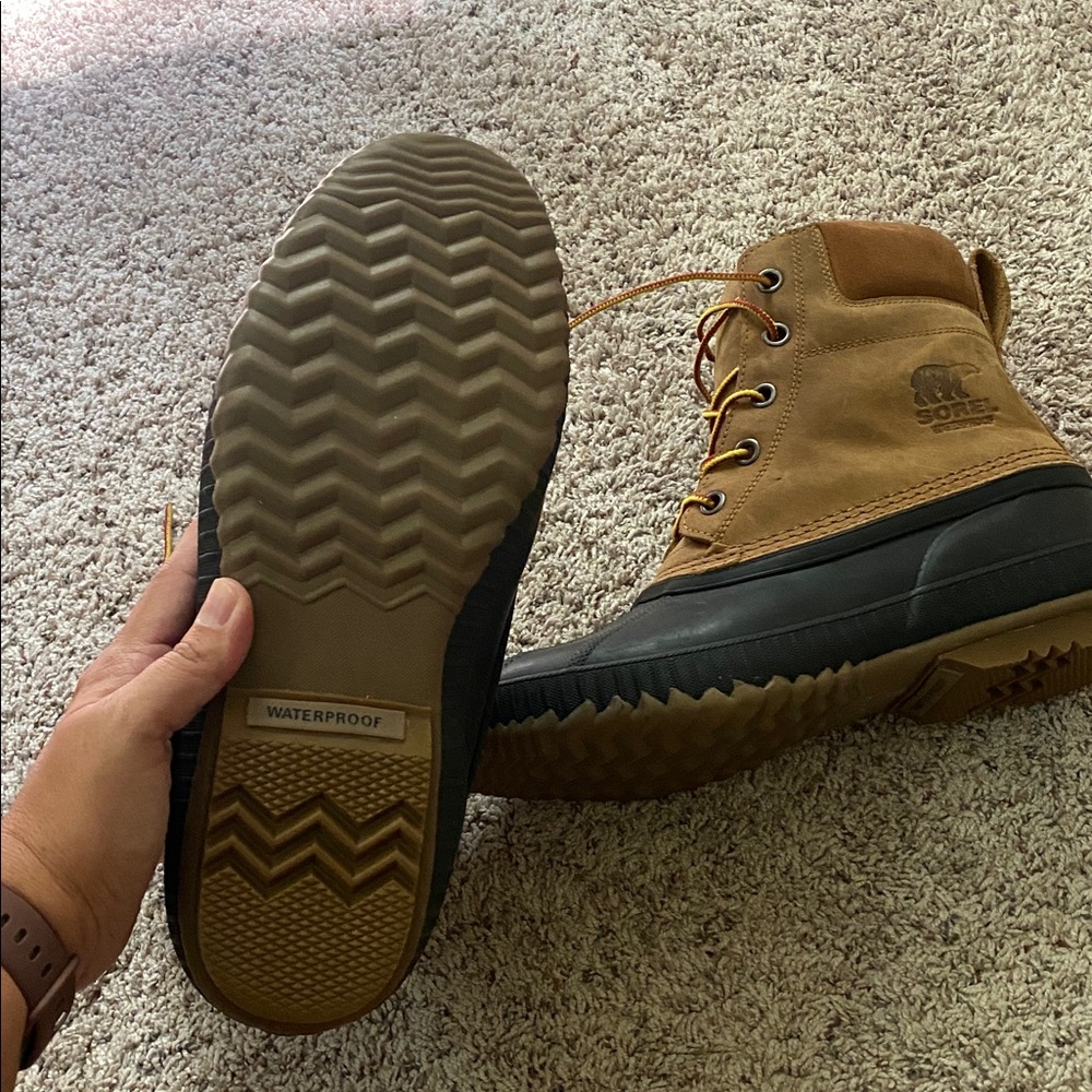 Mens Sorel Cheyenne Duck Boots size 12 - Picture 5 of 8